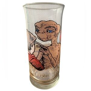 Vintage 1982 E.T.  Pizza Hut Collector Series Glass “I’ll Be Right Here”